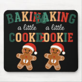 Growing A Little Cookie Maternity Xmas Funny Baby Mousepad (Vorne)
