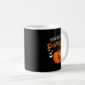 Growing A-little Pumpkin Halloween Pregnancy Annou Kaffeetasse (VorderseiteRechts)