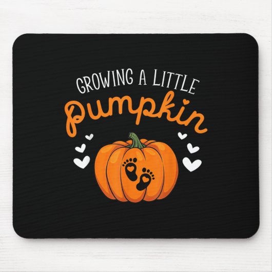 Growing A-little Pumpkin Halloween Pregnancy Annou Mousepad (Vorne)