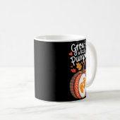 Growing A Little Pumpkin Maternity Pregnancy Thank Kaffeetasse (VorderseiteRechts)