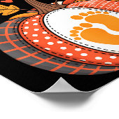 Growing A Little Pumpkin Maternity Pregnancy Thank Poster (Ecke)