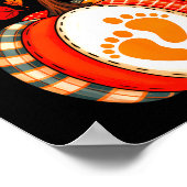 Growing A Little Pumpkin Maternity Pregnancy Thank Poster (Ecke)