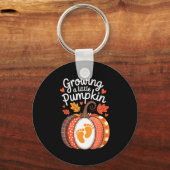 Growing A Little Pumpkin Maternity Pregnancy Thank Schlüsselanhänger (Vorderseite)