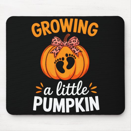 Growing A Little Pumpkin Maternity Thanksgiving Mo Mousepad (Vorne)