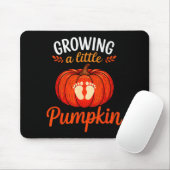 Growing A Little Pumpkin Pregnancy Thanksgiving Ma Mousepad (Mit Mouse)