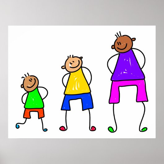 Growing Boys Poster (Vorne)