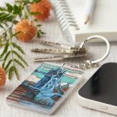 Growing Bridge in einem fantasievollen London Schlüsselanhänger (Vorderseite rechts)