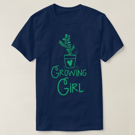 growing girl T-Shirt (Design vorne)