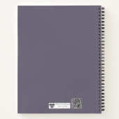 Growing Gradient Symbol | From Seed to Leaf Line Notizblock (Rückseite)