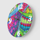 Growing Season Clock Große Wanduhr (Winkel)