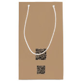 Growing Seeds Rustikale Papiertaschen - Rett der B Kleine Geschenktüte (Rückseite)