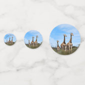 Growing Tall Safari Sprinkles Konfetti (Rückseiten)