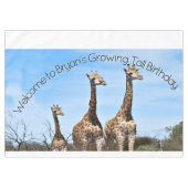Growing Tall Safari Table Art Tischdecke (Vorderseite (Horizontal))