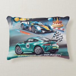 Growing Up To Fast Boy Birthday Party Dekokissen