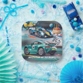 Growing Up To Fast Boy Birthday Party Pappteller (Party)