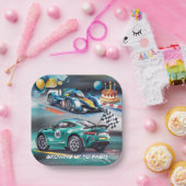 Growing Up To Fast Boy Birthday Party Pappteller (Party)