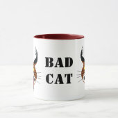 Growling Caracal Bad Cat Tasse (Zentrum)