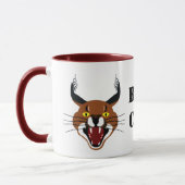 Growling Caracal Bad Cat Tasse (Links)