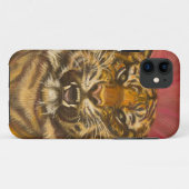 Growling Tiger Porträtklemme Case-Mate iPhone Hülle (Rückseite (Horizontal))