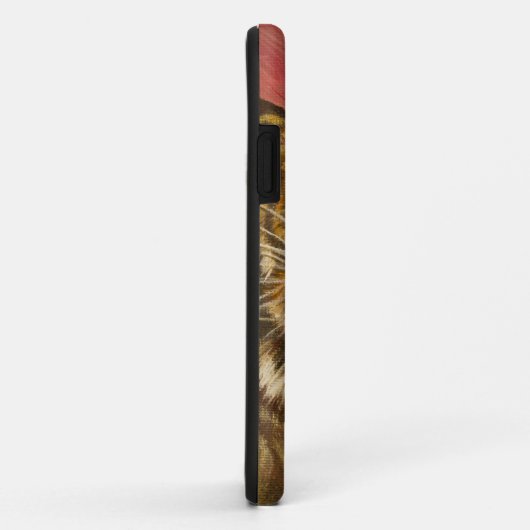 Growling Tiger Porträtklemme Case-Mate iPhone Hülle (Hinten/Rechts)