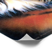 Growling Tiger Poster (Ecke)