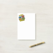 Growly Data Beastie Post-it® Notizen (Auf Schreibtisch)