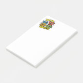 Growly Data Beastie Post-it® Notizen (angewinkelt)