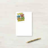 Growly Data Beasties Post-it® Notizen (Auf Schreibtisch)