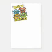 Growly Data Beasties Post-it® Notizen (Vorderseite)