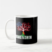 Grown African Root Tree Juneteenth Black Freedom Kaffeetasse (Links)