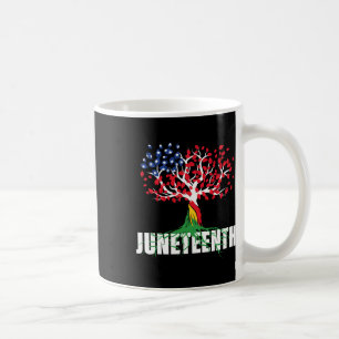 Grown African Root Tree Juneteenth Black Freedom Kaffeetasse