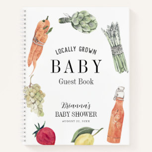 Grown Baby Bauern Market Gästebuch Notizblock