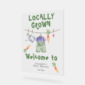 Grown Baby - Begrüßungsbaby-Dusche Acrylschild (Winkel)