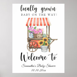 Grown Baby - Begrüßungsbaby-Dusche Poster