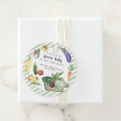 Grown Baby Dusche Gemüse Babydusche Geschenkanhänger (Beispiel)
