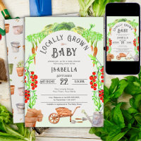 Grown Baby , Farmer's Market Baby Shower