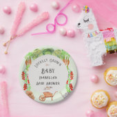 Grown Baby , Farmer's Market Baby Shower Pappteller (Party)
