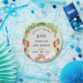 Grown Baby , Farmer's Market Baby Shower Pappteller (Party)