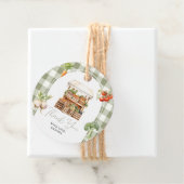 Grown Fresh Market Baby Shower Gingham Geschenkanhänger (Beispiel)