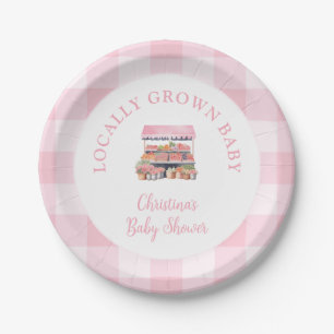 Grown Girl Baby Shower Pappteller