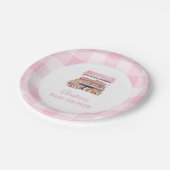 Grown Girl Baby Shower Pappteller (Schrägansicht)