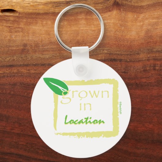 Grown In... Schlüsselanhänger (Vorderseite)
