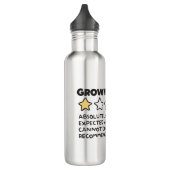 Grown-Up Adulting 1 Star Review Edelstahlflasche (Links)