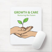 Growth & Care | Nurturing the Future Inspirational Mousepad (Mit Mouse)