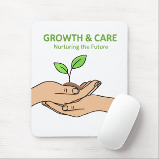 Growth & Care | Nurturing the Future Inspirational Mousepad
