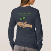 Growth & Care | Nurturing the Future Inspirational T-Shirt (Rückseite)