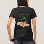 Growth & Care | Nurturing the Future Inspirational T-Shirt (Rückseite)