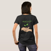 Growth & Care | Nurturing the Future Inspirational T-Shirt (Schwarz voll)