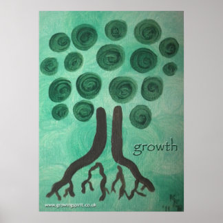 "Growth" Heart Art Malerei Poster