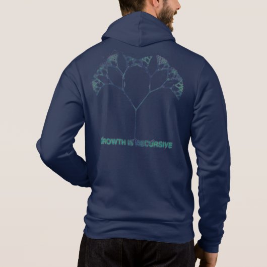 GROWTH_IS_RECURSIVE HOODIE (Rückseite)
